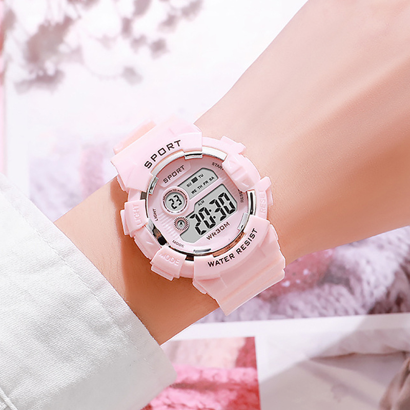 Smartwatch Watches Gift For Girls - Modne zegarki dla dzieci Luminous wodoodporny