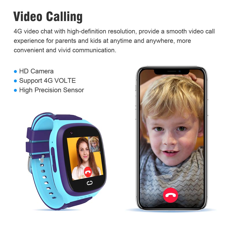 Smartwatch Watches For Kid Boy With Gps - Smartwatch z funkcją telefonu, Android, 4G,