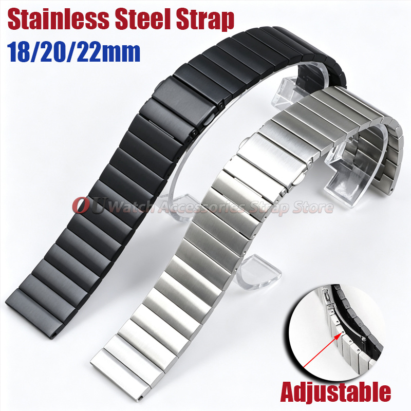 Seiko Watches Smartwatch - 18mm 20mm 22mm Solidny pasek ze