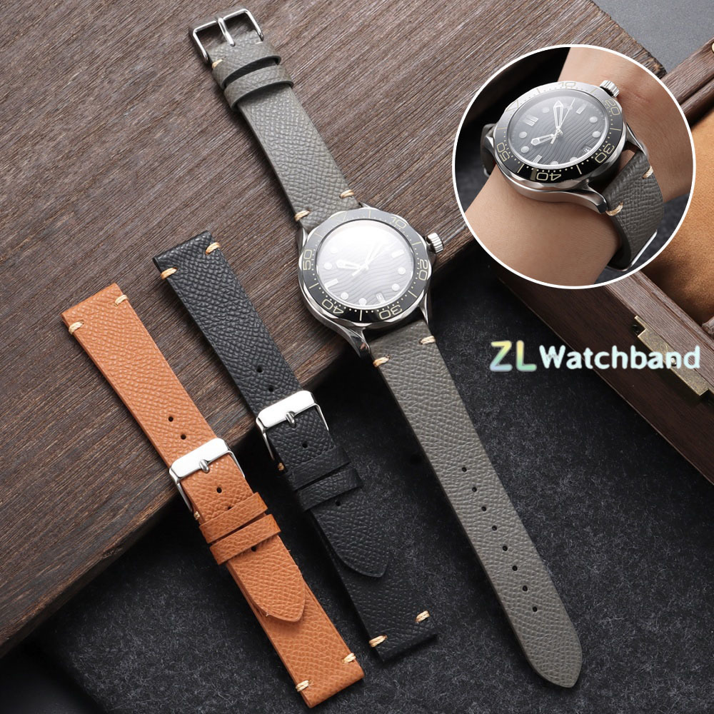 Seiko Watches Smartwatch - Pasek do zegarka ze skóry cielęcej
