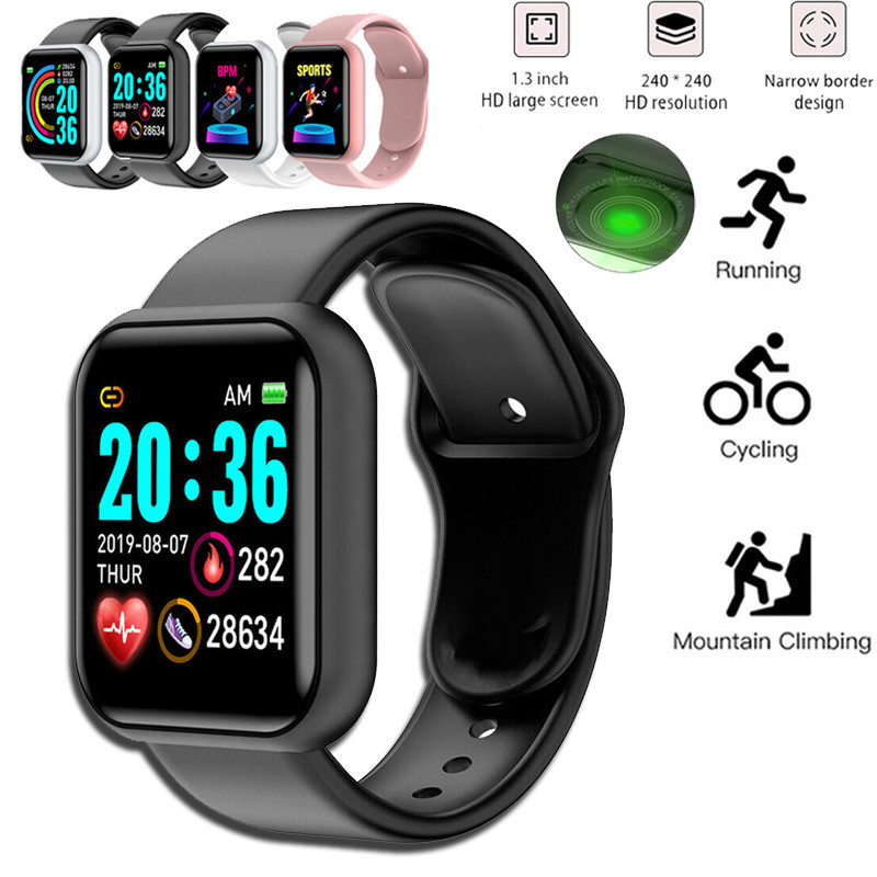 Smartwatch Digital Watches For Men - Zegarek cyfrowy ciśnienie krwi pulsometr mężczyźni