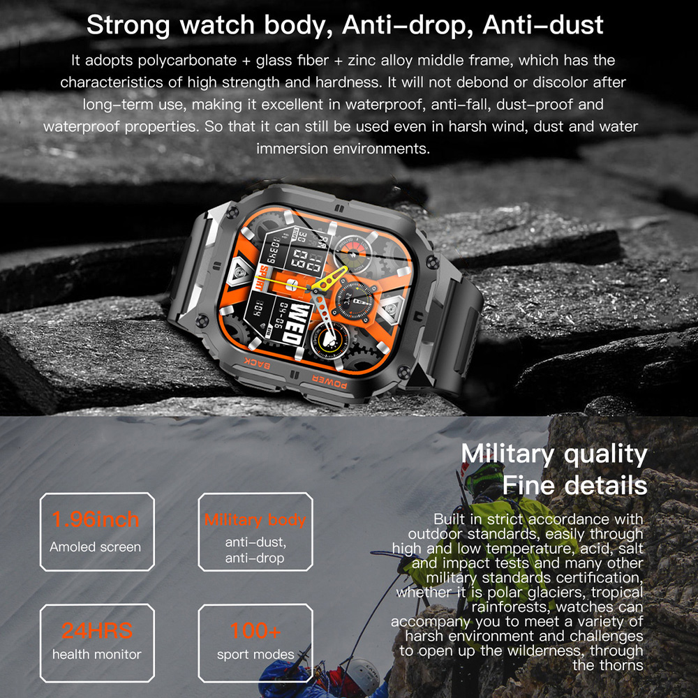 Smartwatch K61 Pro Męski Damsk – Smartwatch Digital Watches For Men recenzja i cena