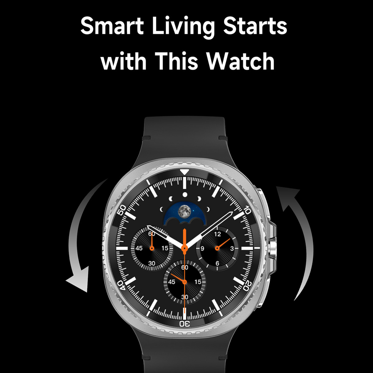 Smartwatch męski z obrotową ra – Smartwatch Digital Watches For Men recenzja i cena