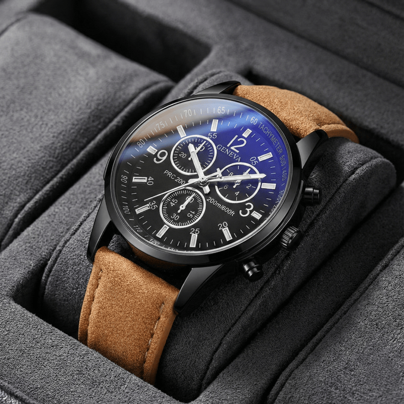 Zegarki męskie Geneva Chronogr – Smartwatch Watches Best Gift For Men recenzja i cena
