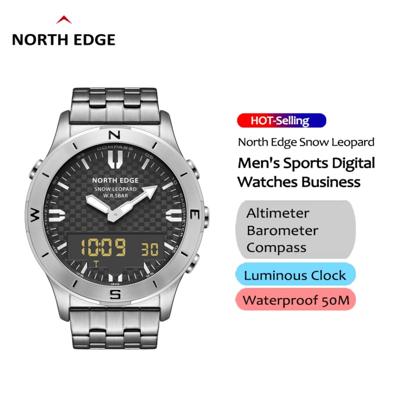 NORTH EDGE Męski Zegarek Cyfro – Smartwatch Digital Watches For Men recenzja i cena