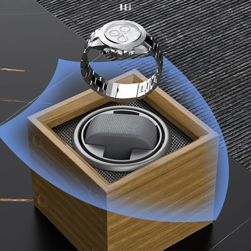 Luksusowy drewniany rotomat do – Watch Winder Single recenzja i cena