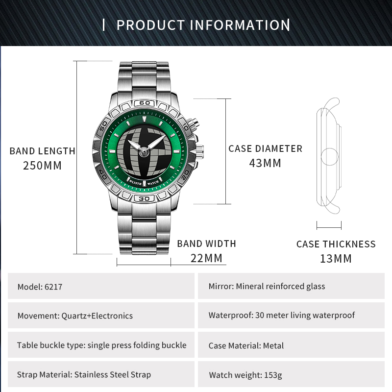 Luksusowy zegarek biznesowy, z – Smartwatch Digital Watches For Men recenzja i cena