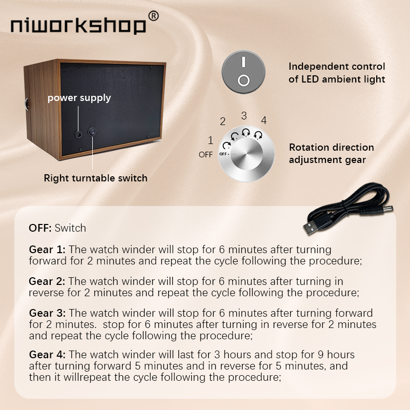1 szt. Niworkshop Rotomat do z – Watch Winder Single recenzja i cena